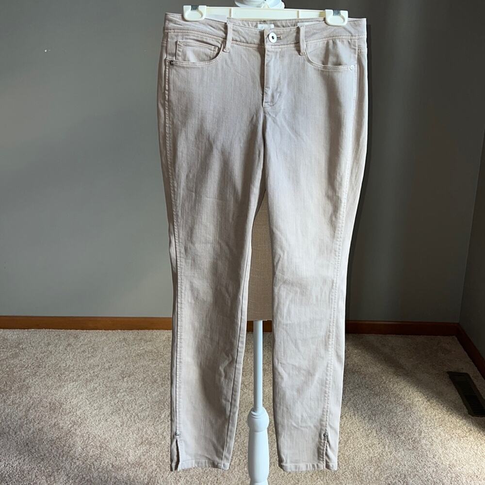 J.Jill Authentic Fit Slim Ankle Light Khaki Pants